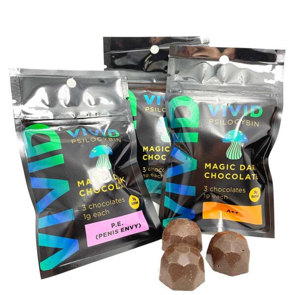 Vivid Psilocybin Magic Dark Chocolate 3000mg