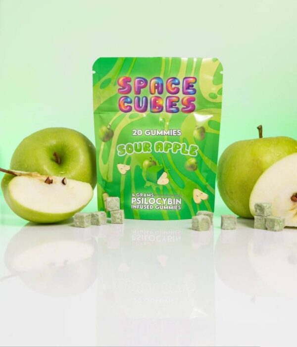 Space Cubes 20 Gummies Sour Apple