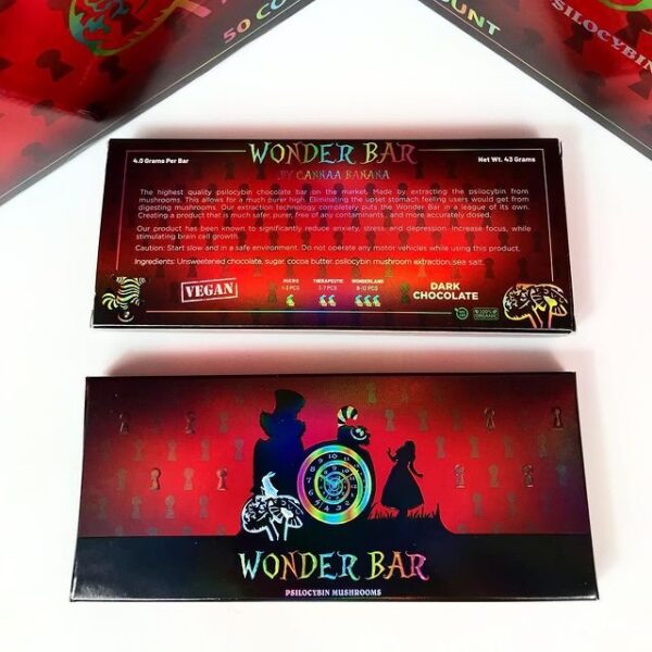 Shroom chocolate bar.( wonder bar). 4g.