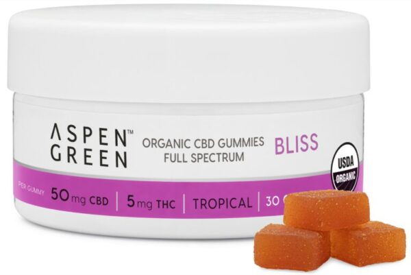 Bliss Organic Full Spectrum CBD Gummies