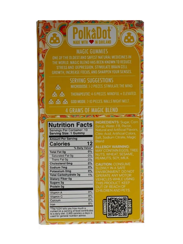 Limoncello Spritz PolkaDot Belgian Magic Blend Gummies 4G - Image 2