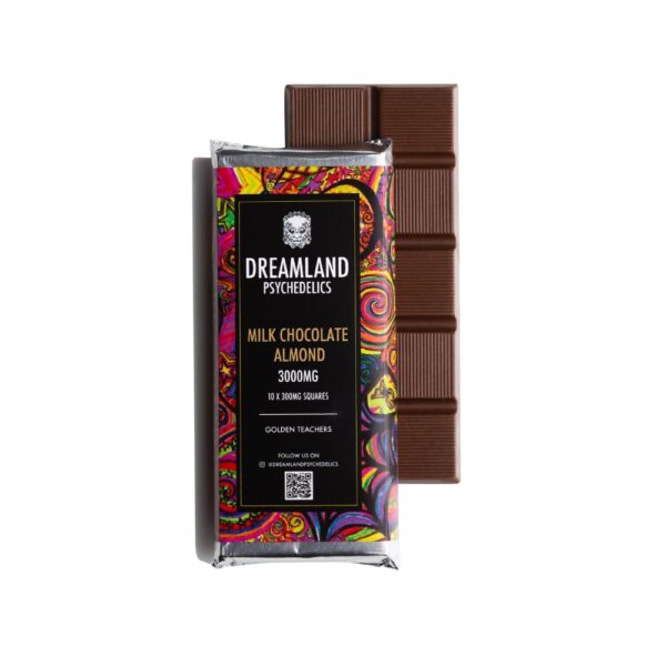 Milk Almond Chocolate Bar 3000mg