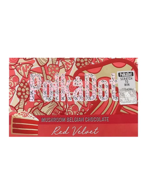 Red Velvet PolkaDot Chocolate Bar