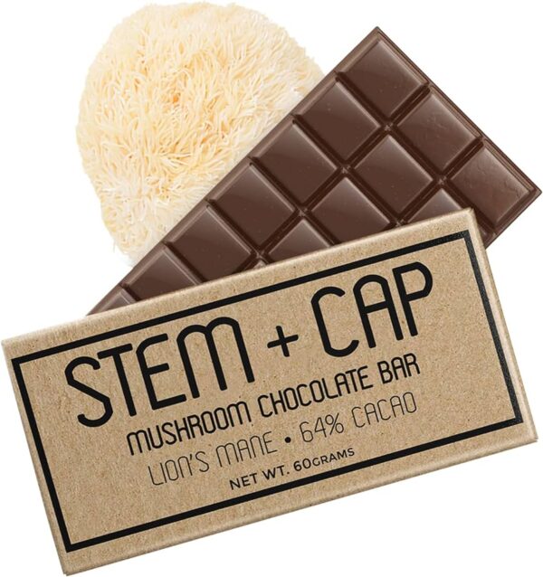 Stem+Cap Lion’s Mane Mushroom Chocolate Bar