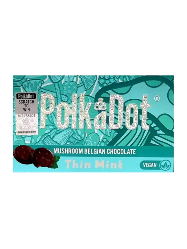 Thin Mint Vegan PolkaDot Magic Mushroom Belgian Chocolate