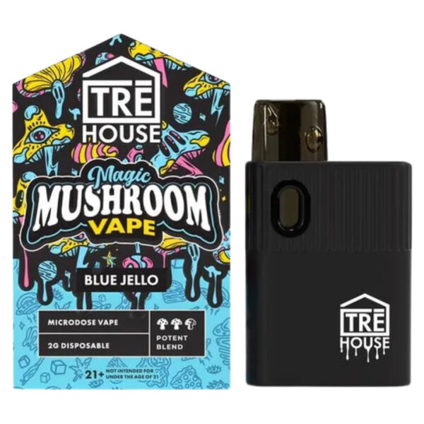 Tre House Mushroom Vape - Blue Jello