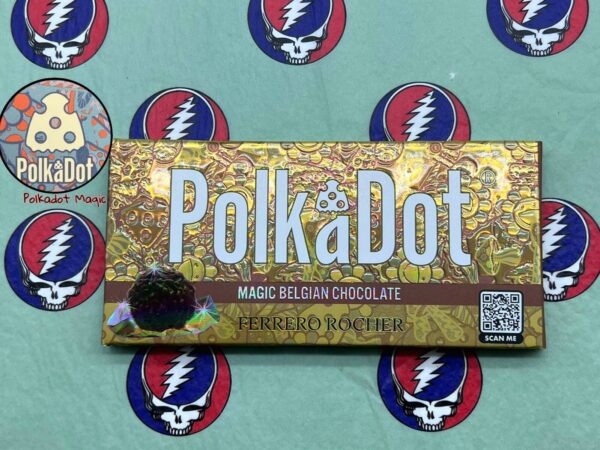 PolkaDot FERRERO ROCHER Magic Mushroom Belgian Chocolate Bar