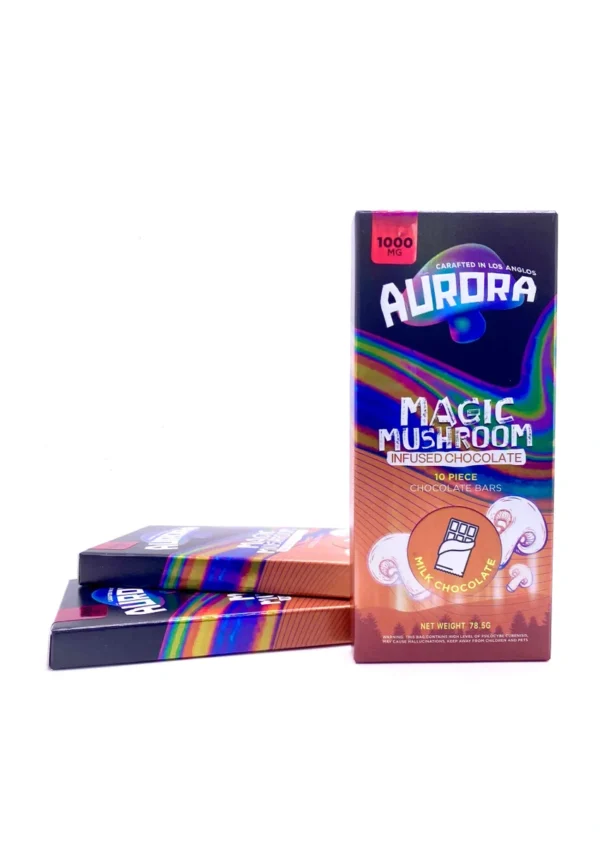 Aurora Mushroom Chocolate Bars