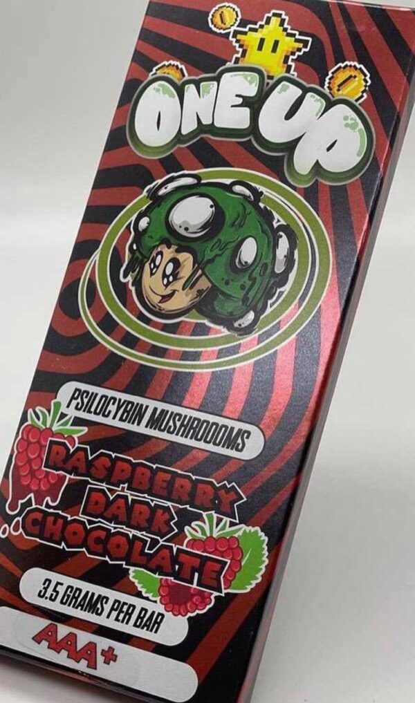Shroom chocolate bars ( one up) 3.5g Raspberry Dark Chocolate