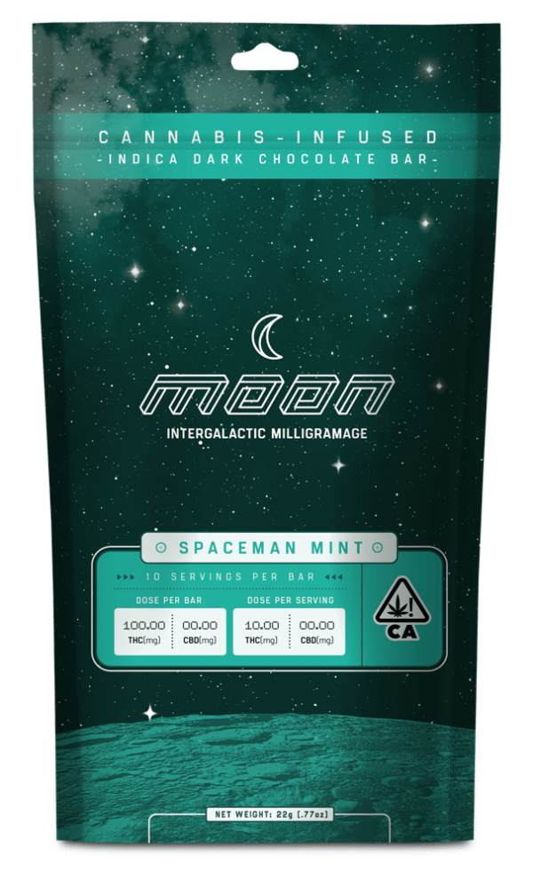 Moon Chocolate Bars – Spaceman Mints | Indica