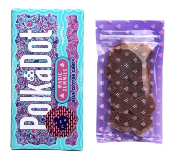 Blue Cotton Candy PolkaDot Gummies - Image 2