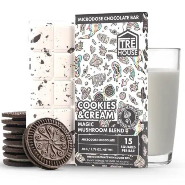 Magic Mushroom Chocolate Bar - Cookies & Cream