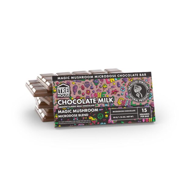 Magic Mushroom Chocolate Bar - Chocolate Milk - Image 2