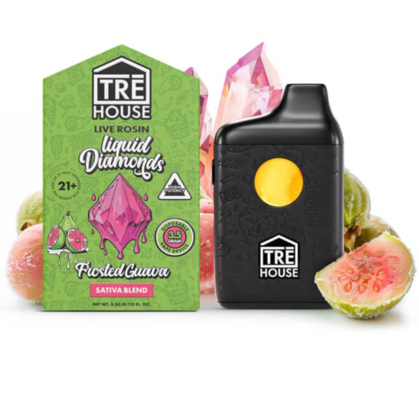 Frosted Guava Live Rosin Vape Pen - Sativa - 3.5g