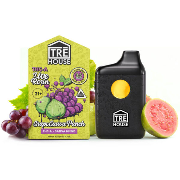 Grape Guava Punch - Live Rosin THC-A Blend - Sativa - 3.5g